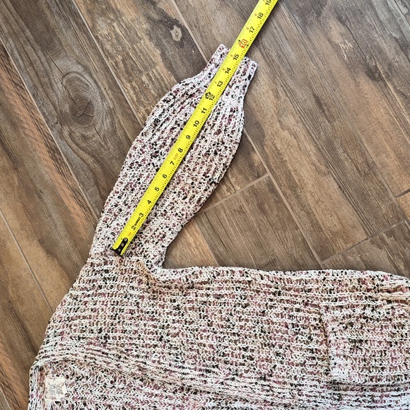 2 Hippie Rose Soft & Cozy Ivory, Mauve, & Brown Knit Cardigans, XS - Picture 4 of 16